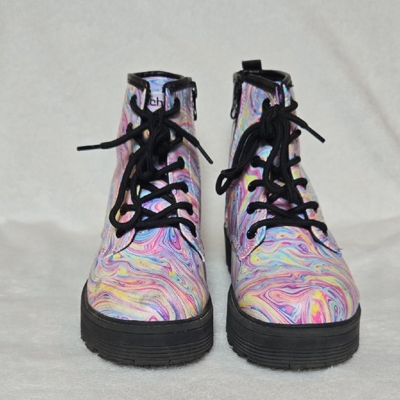 Skechers Other - Skechers Gravlen Swirlicious LiL Girl's Boots Hi-Top Zip BOOT KAWAII ARTSY  SZ1
